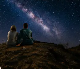 Céu estrelado em Igatu